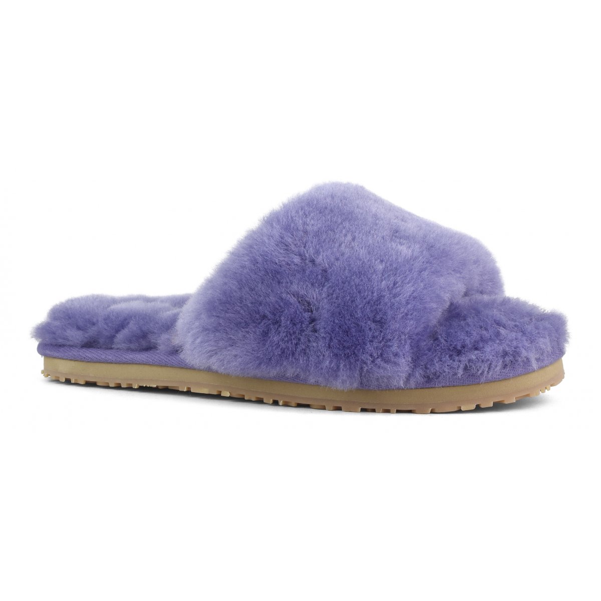 Sheepskin fur slide slipper TWPU img 2