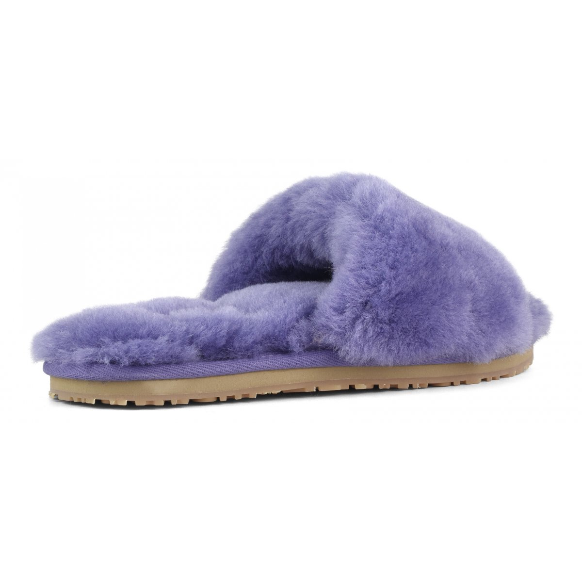 Sheepskin fur slide slipper TWPU img 3
