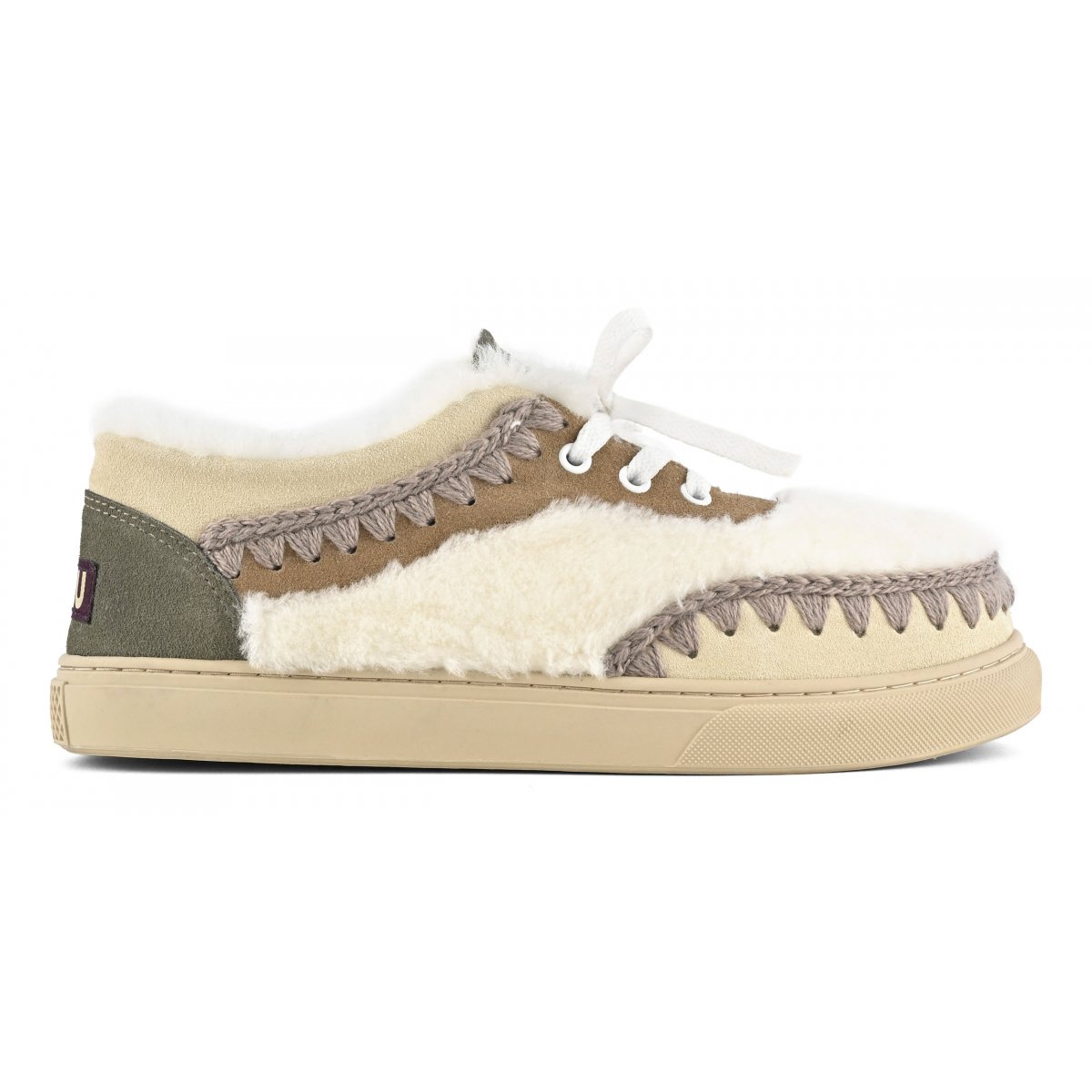 Unisex lace-up sneaker shearling DKST img 1