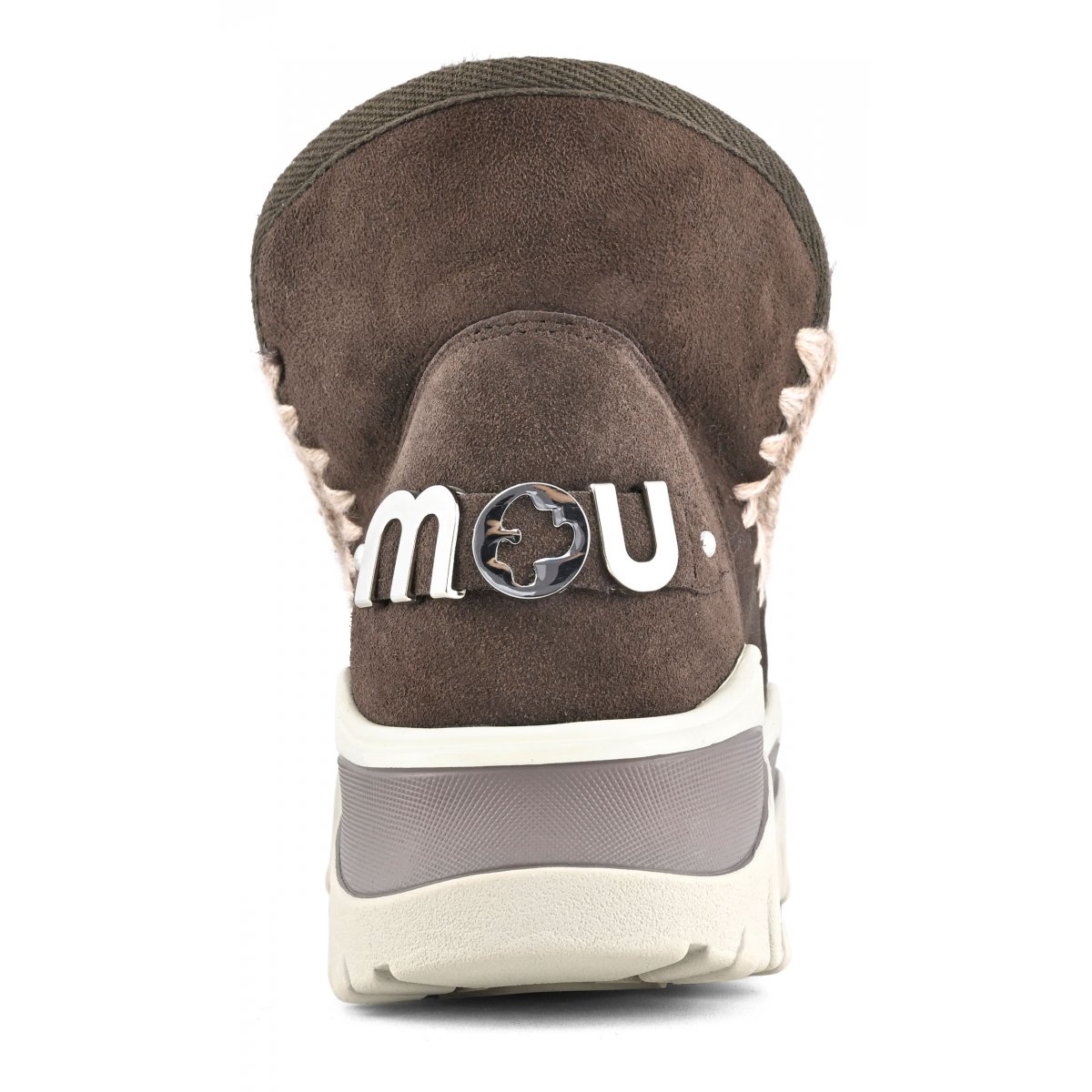 Chunky eskimo sneaker big metallic logo MOCHA img 4