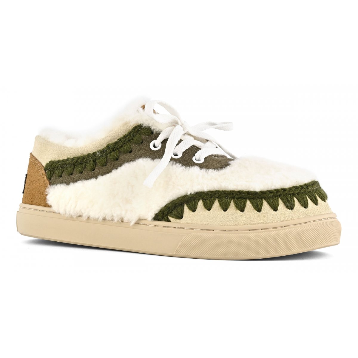 Unisex lace-up sneaker shearling MOO img 2