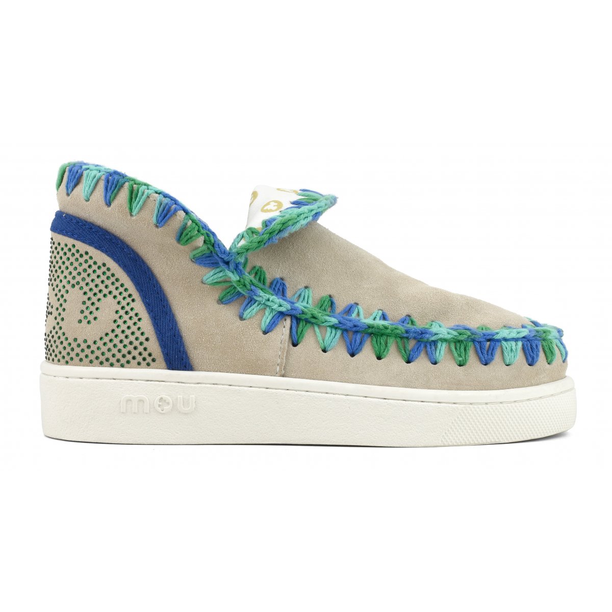 summer eskimo sneaker mix color stitching CHLGR img 1
