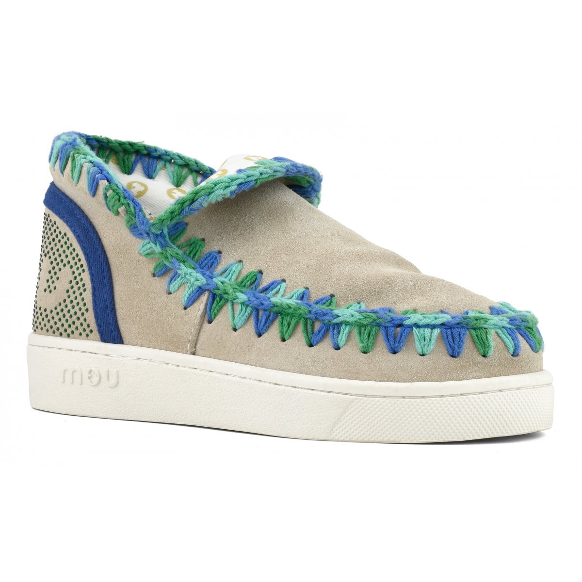 summer eskimo sneaker mix color stitching CHLGR img 2