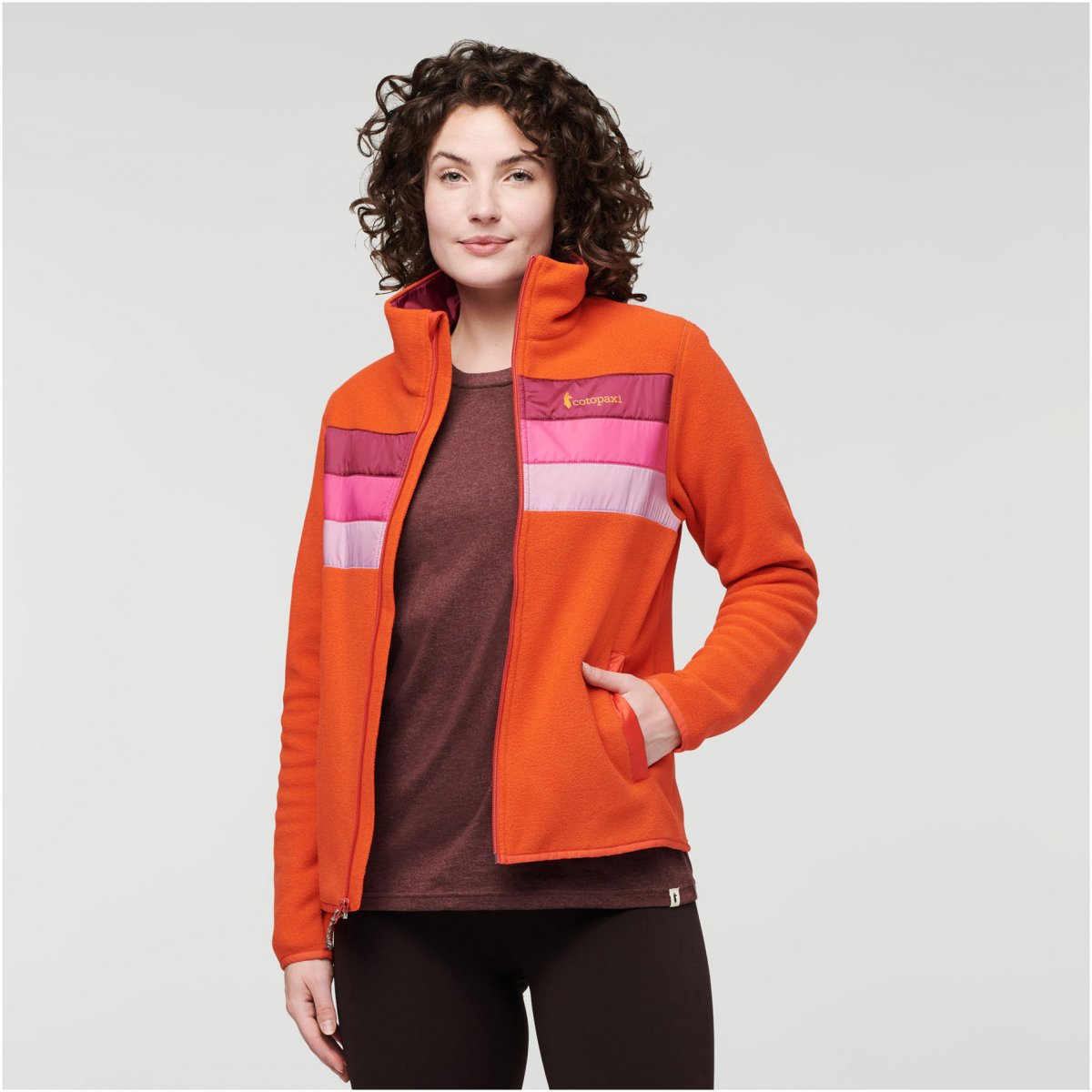 Teca Fleece Full-Zip Jacket Woman