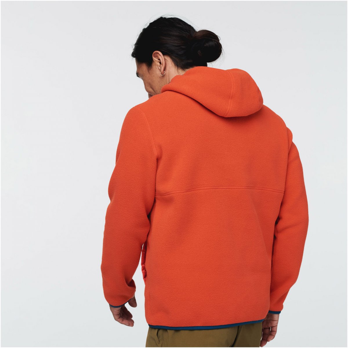 Teca Fleece Hooded Half-Zip Jacket M