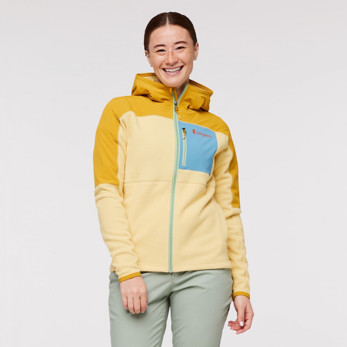 Abrazo Hooded Full-Zip Fleece Jacket Woman
