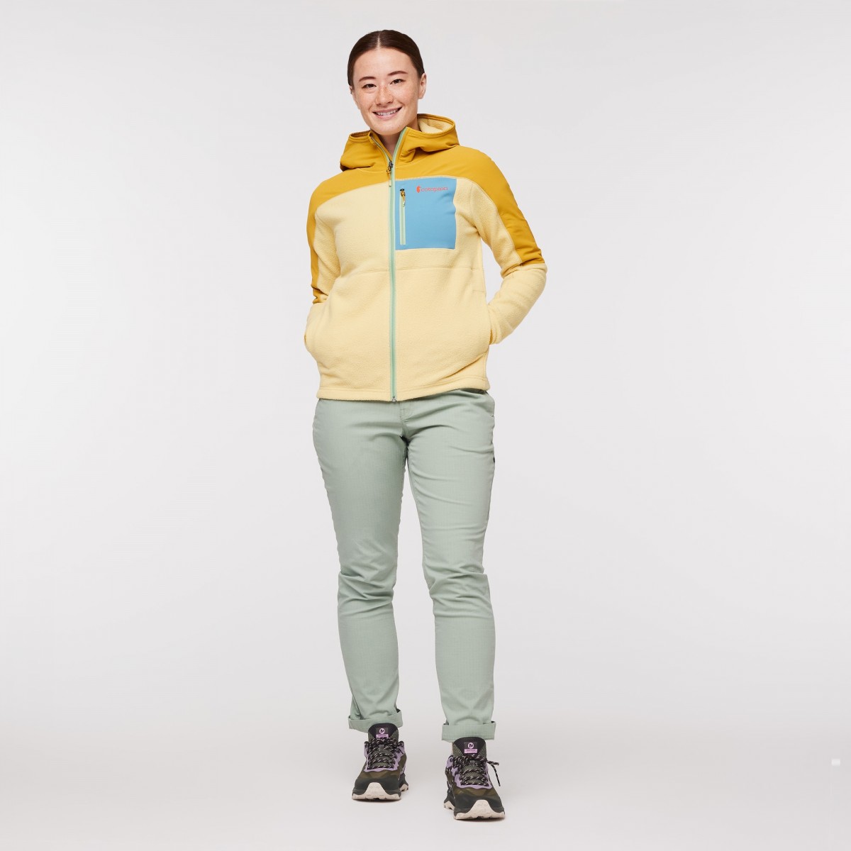 Abrazo Hooded Full-Zip Fleece Jacket Woman