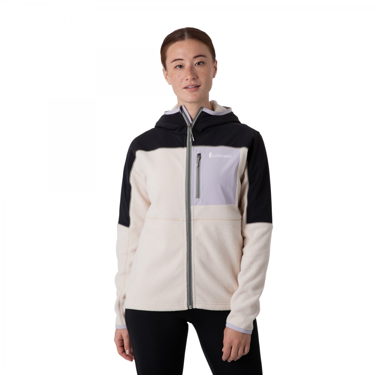Abrazo Hooded Full-Zip Fleece Jacket Woman