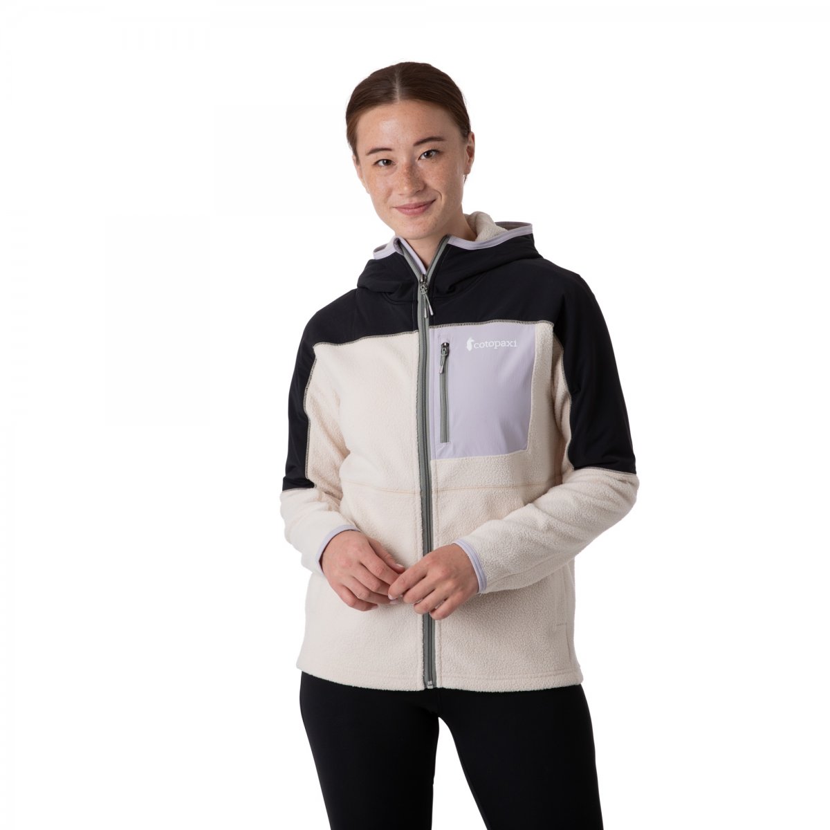 Abrazo Hooded Full-Zip Fleece Jacket Woman