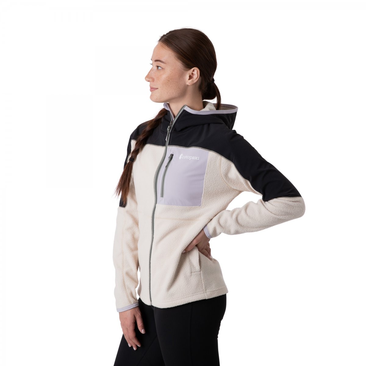 Abrazo Hooded Full-Zip Fleece Jacket Woman