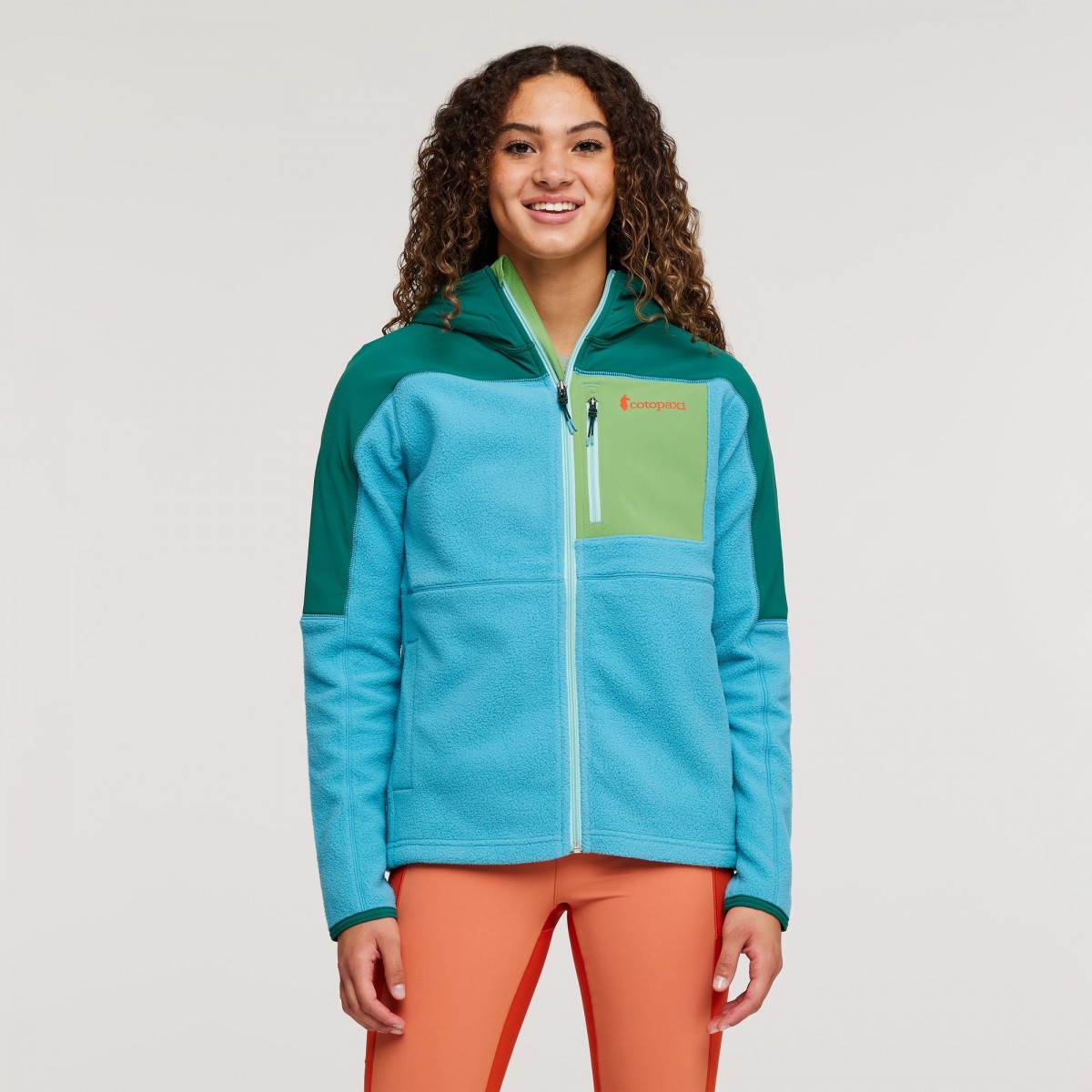 Abrazo Hooded Full-Zip Fleece Jacket Woman