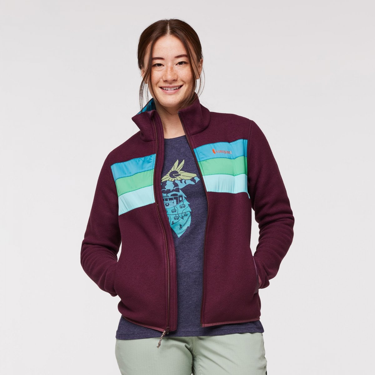 Teca Fleece Full-Zip Jacket Woman