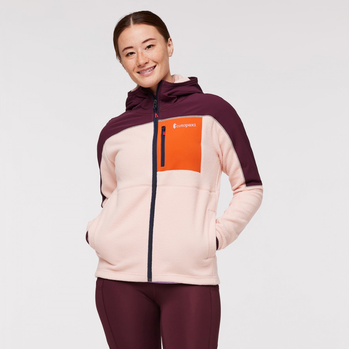 Abrazo Hooded Full-Zip Fleece Jacket Woman