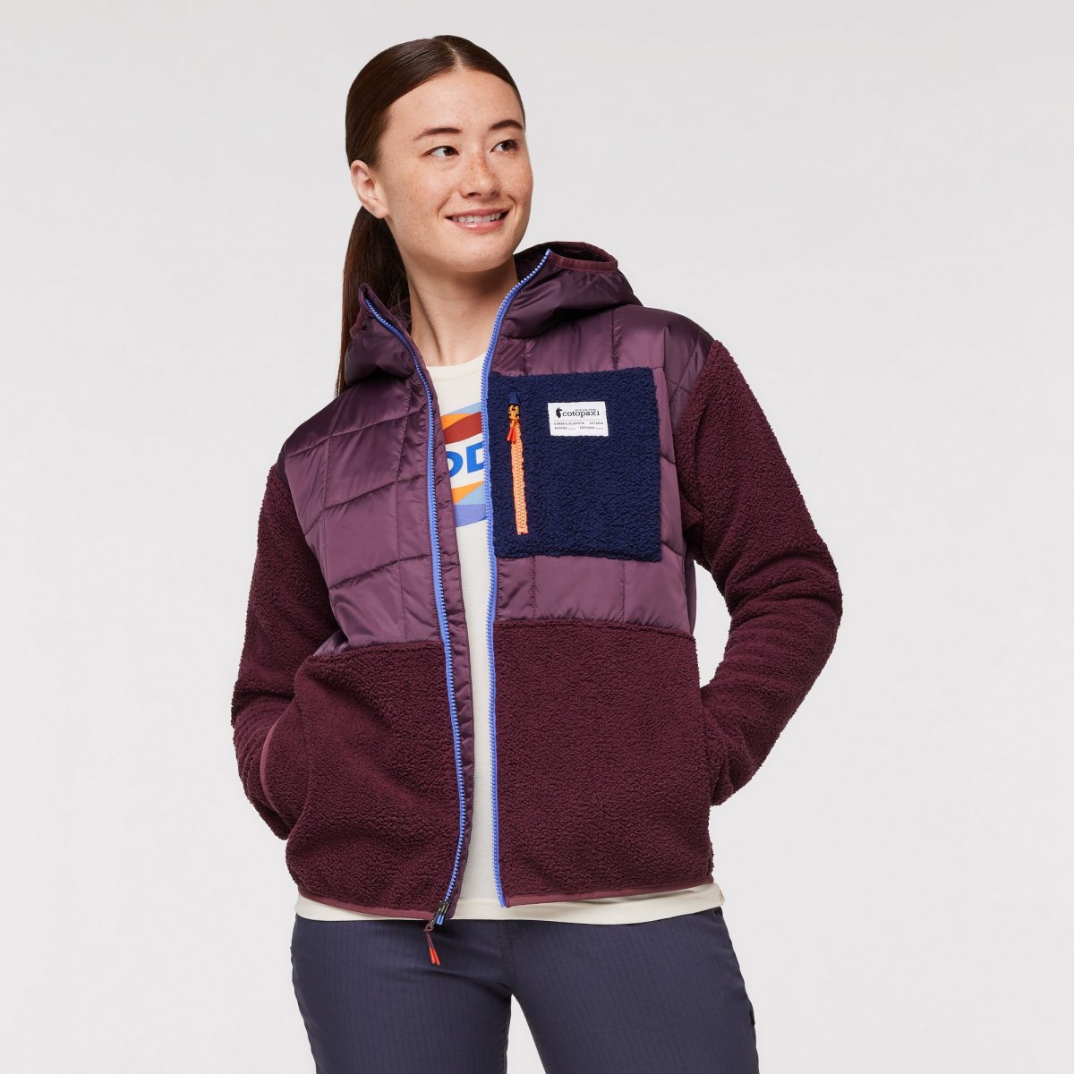 Trico Hybrid Hooded Jacket Woman