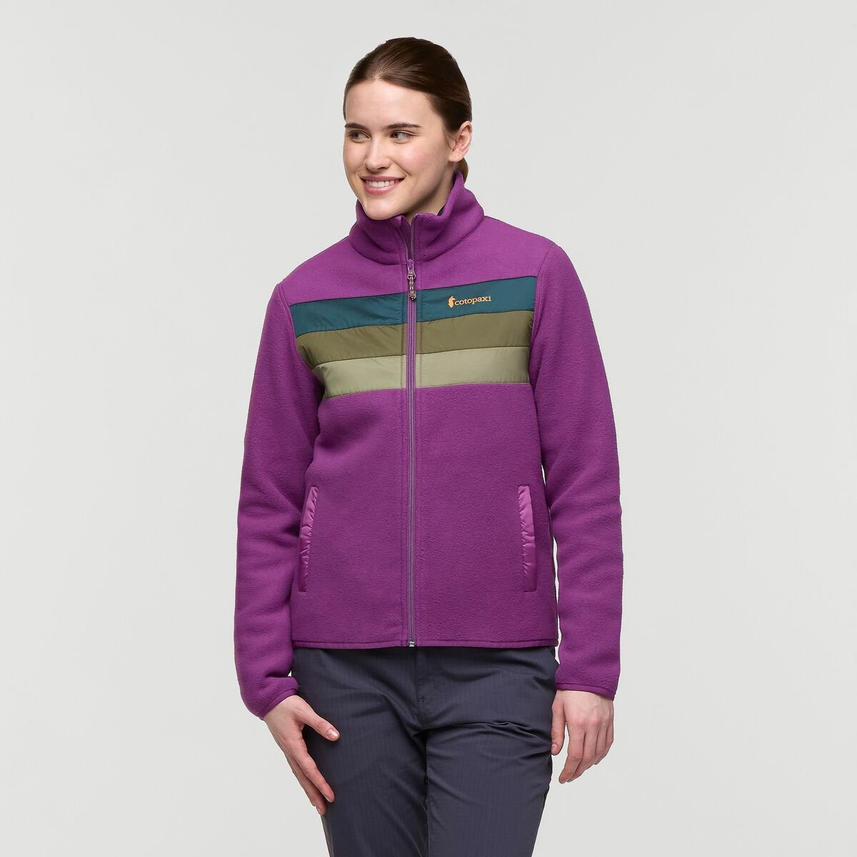 Teca Fleece Full-Zip Jacket Woman