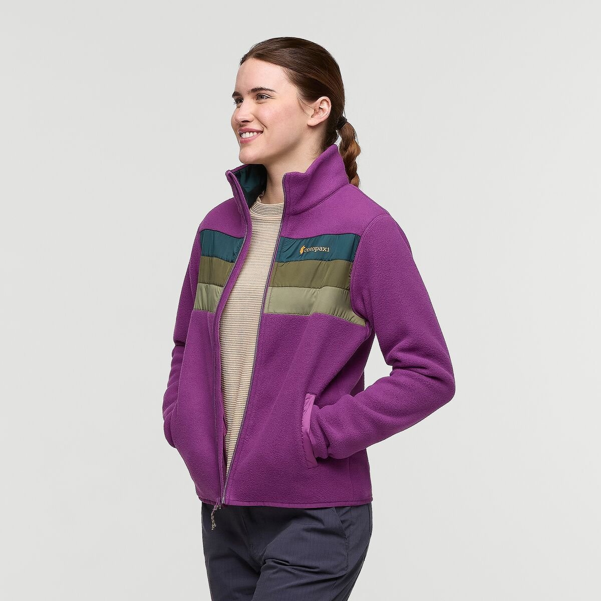 Teca Fleece Full-Zip Jacket Woman