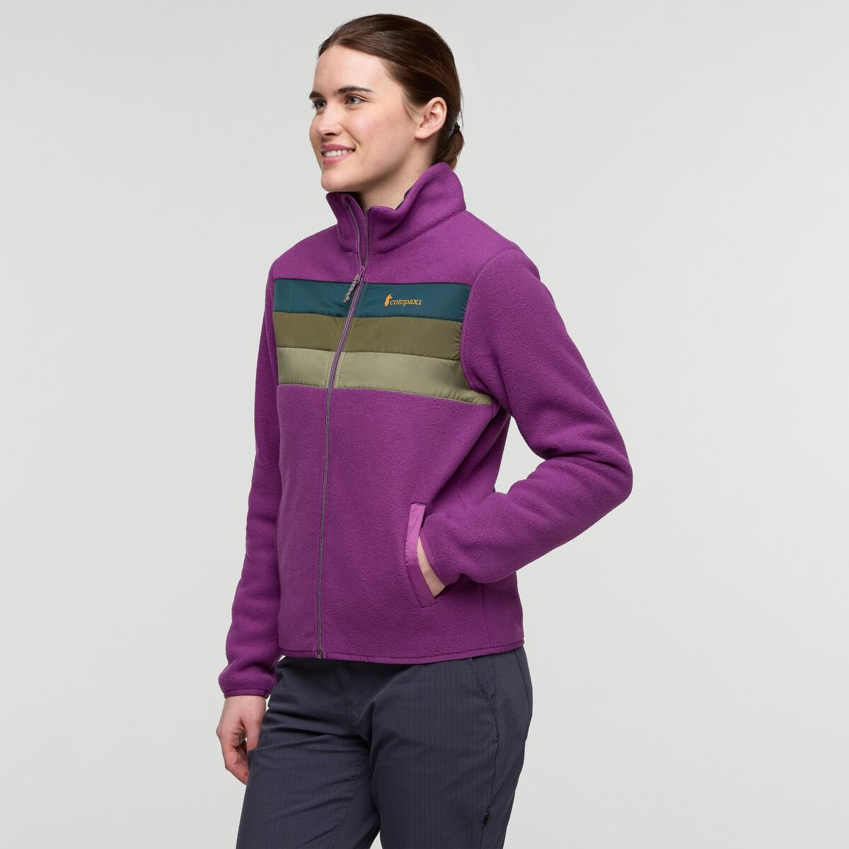 Teca Fleece Full-Zip Jacket Woman