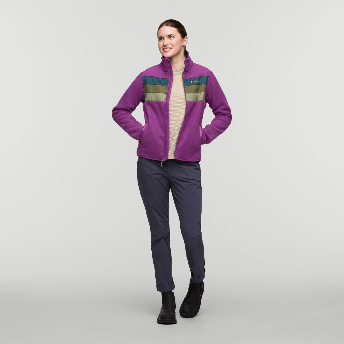 Teca Fleece Full-Zip Jacket Woman