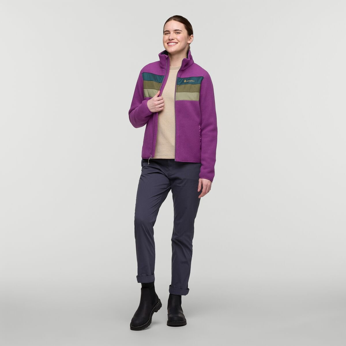 Teca Fleece Full-Zip Jacket Woman