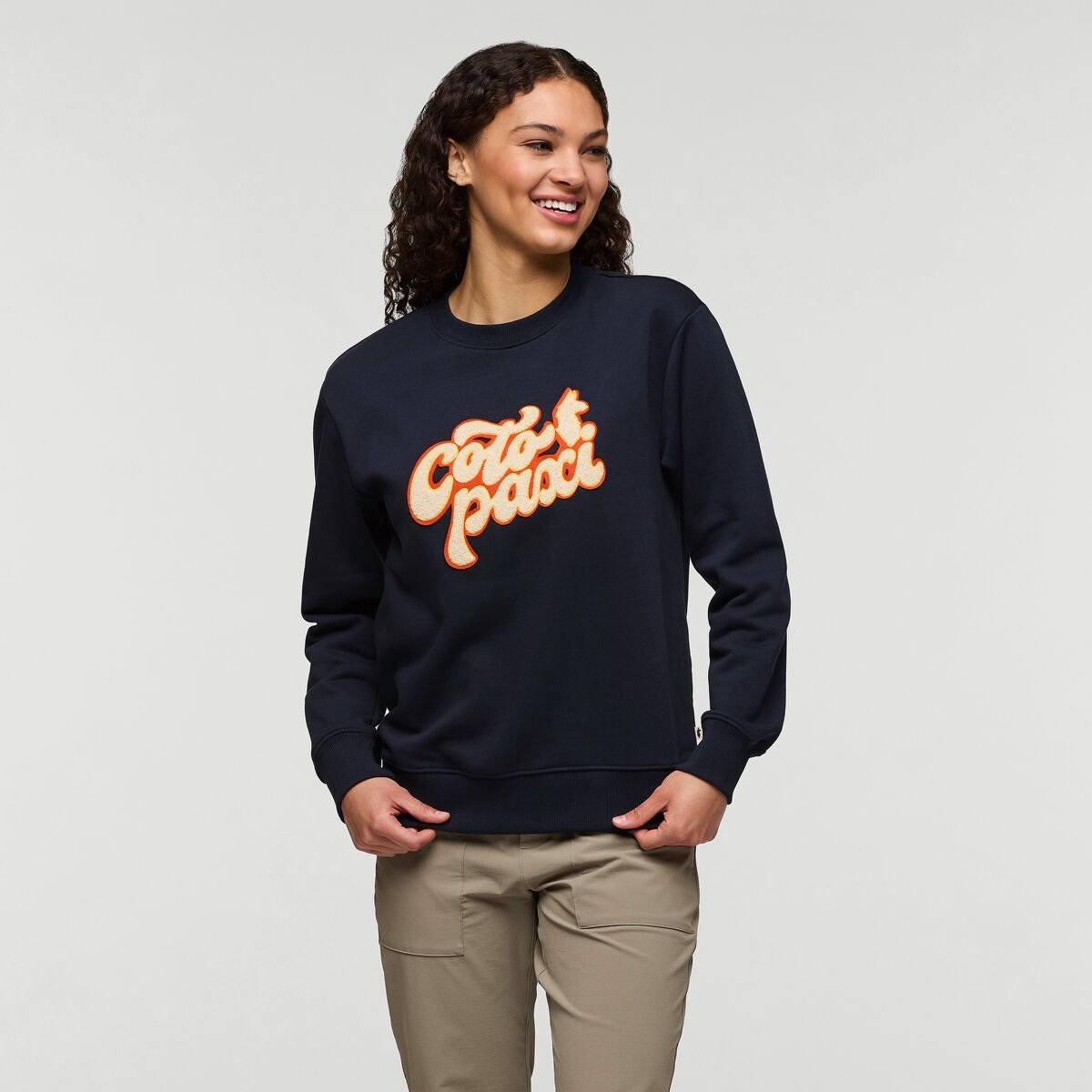 Coto-Patch Crew Sweatshirt Woman