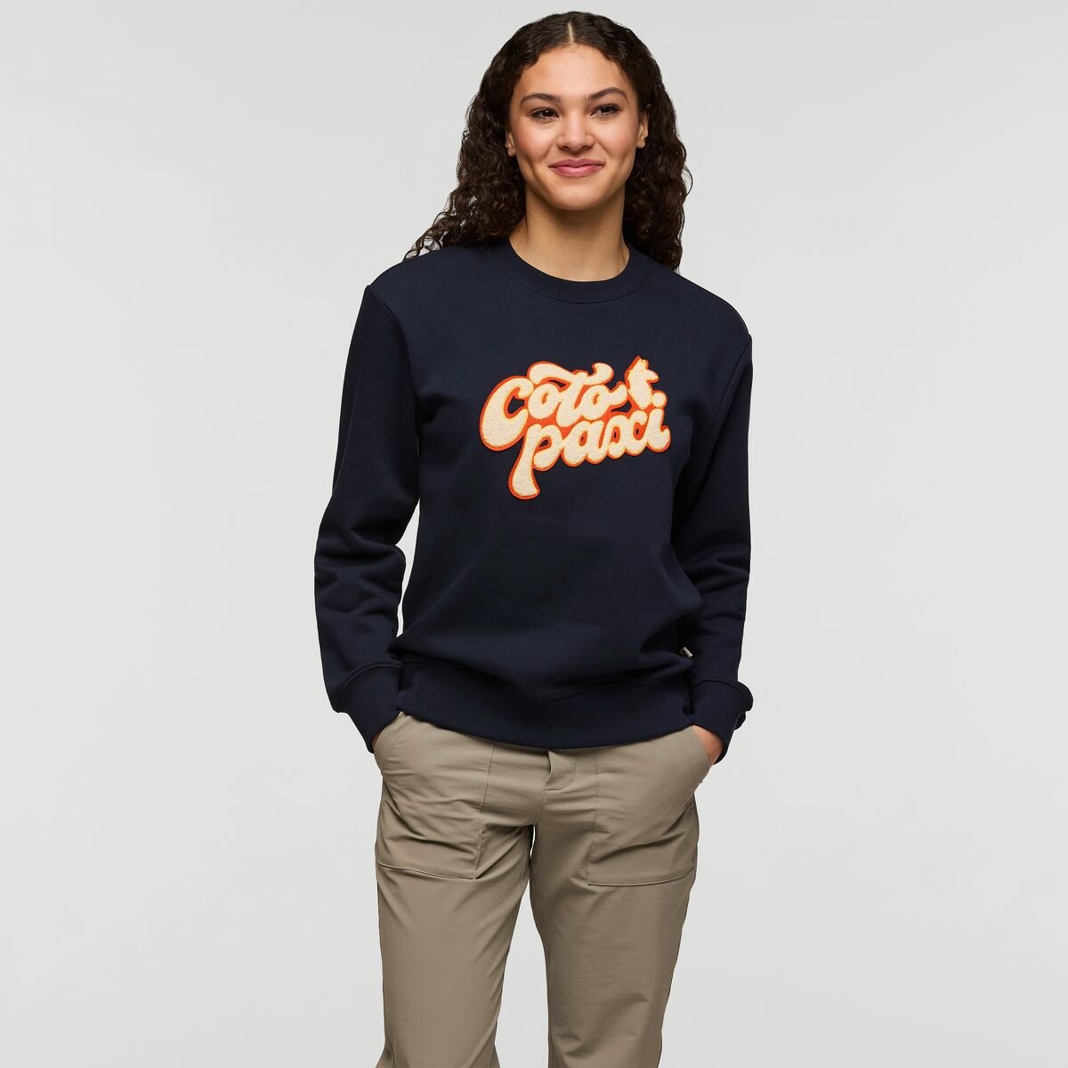 Coto-Patch Crew Sweatshirt Woman