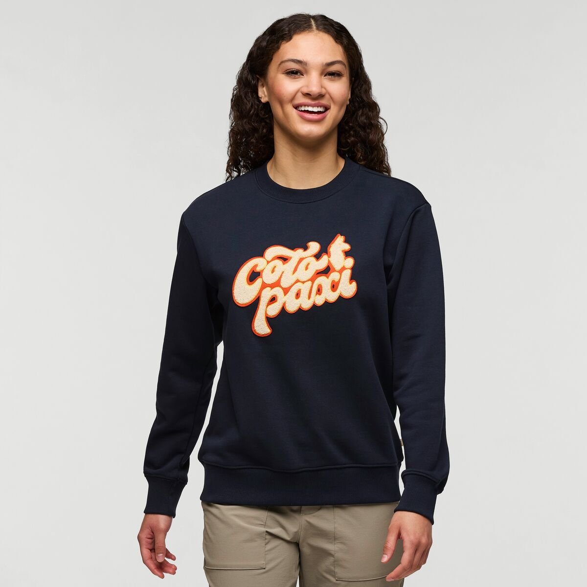 Coto-Patch Crew Sweatshirt Woman
