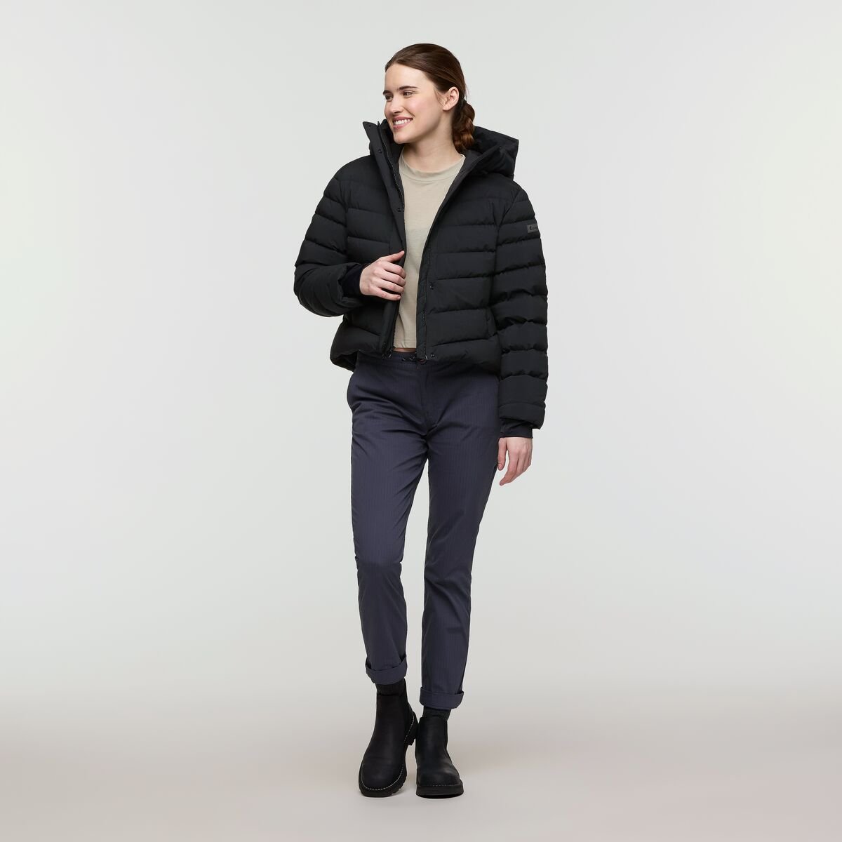 Alivio Down Crop Jacket Woman