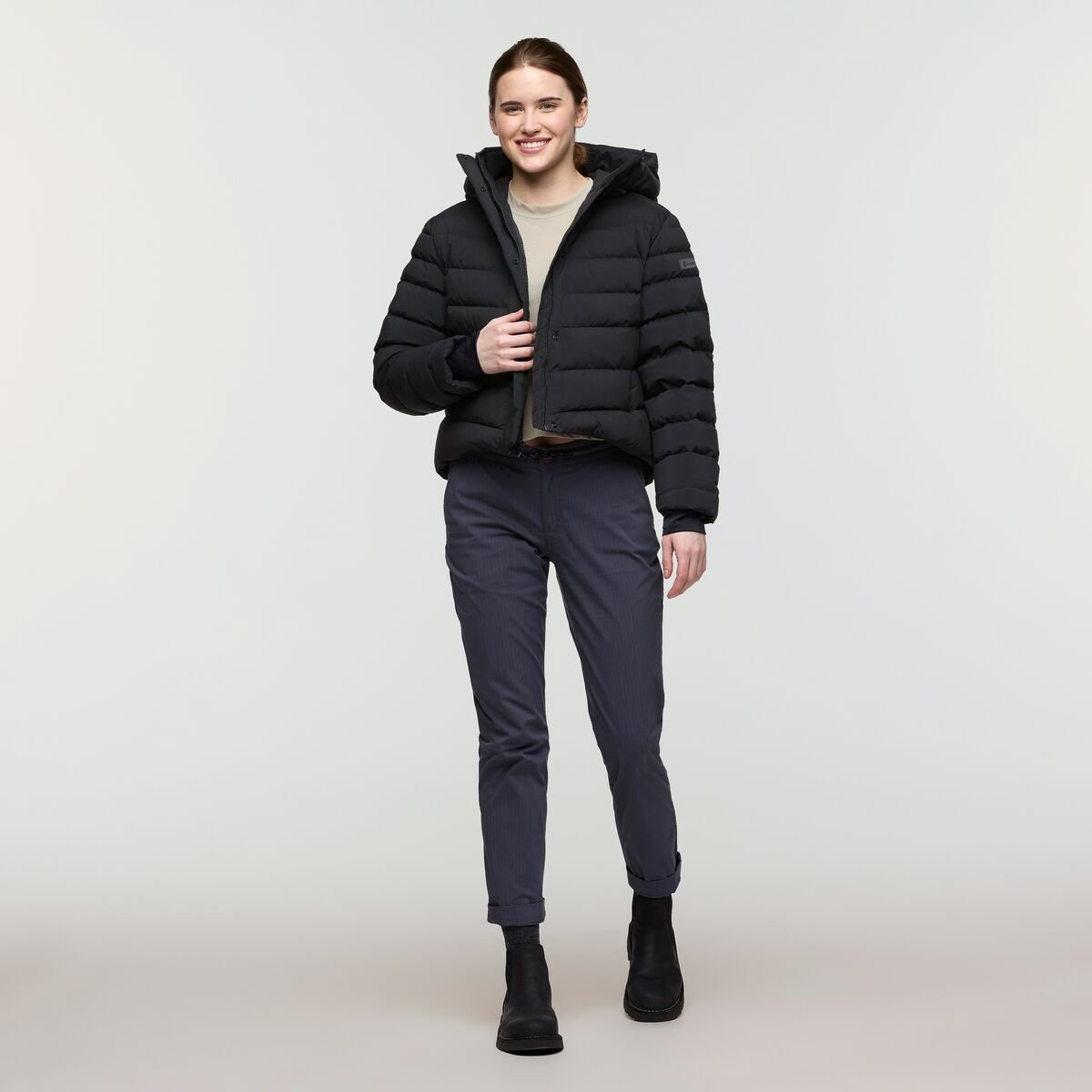 Alivio Down Crop Jacket Woman