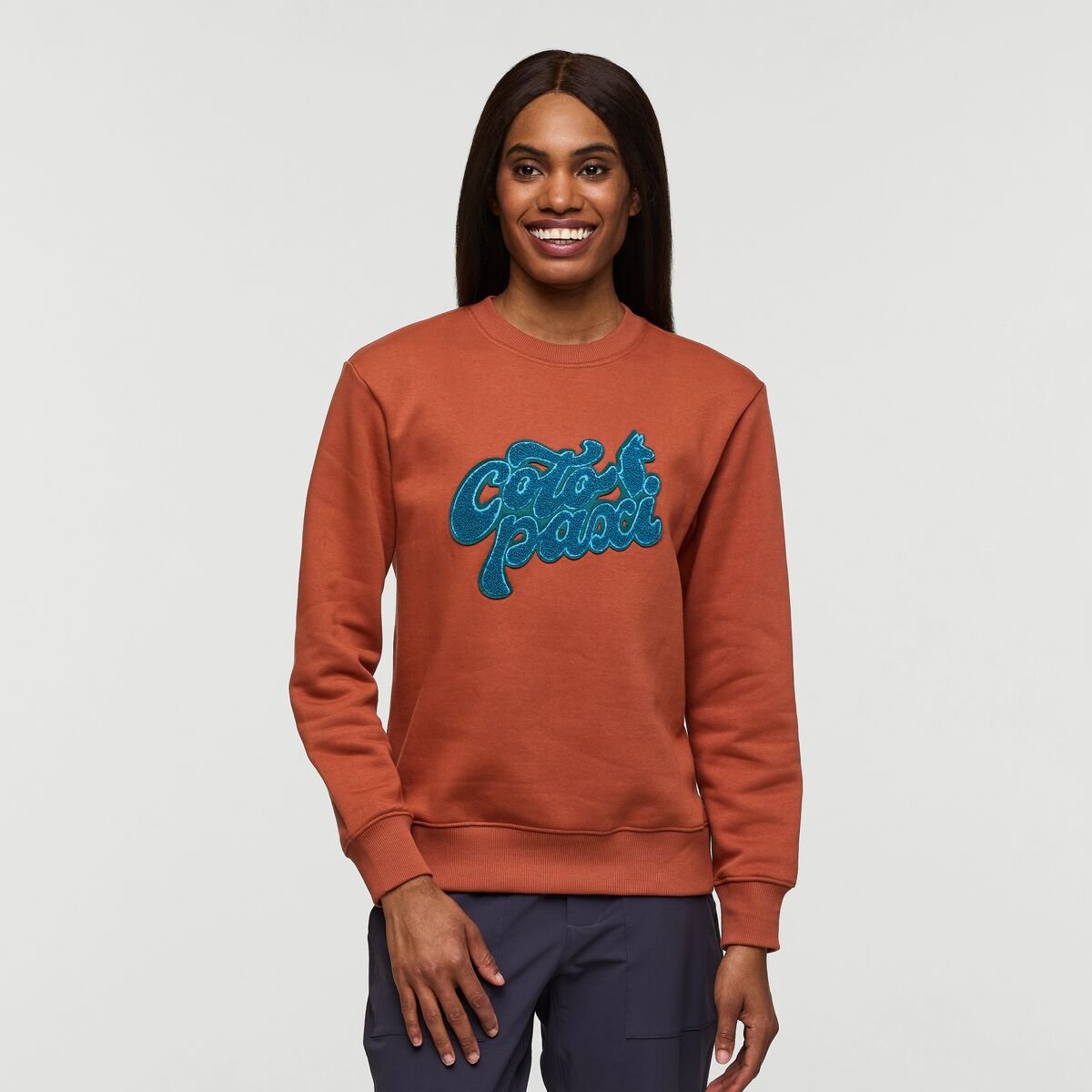 Coto-Patch Crew Sweatshirt Woman