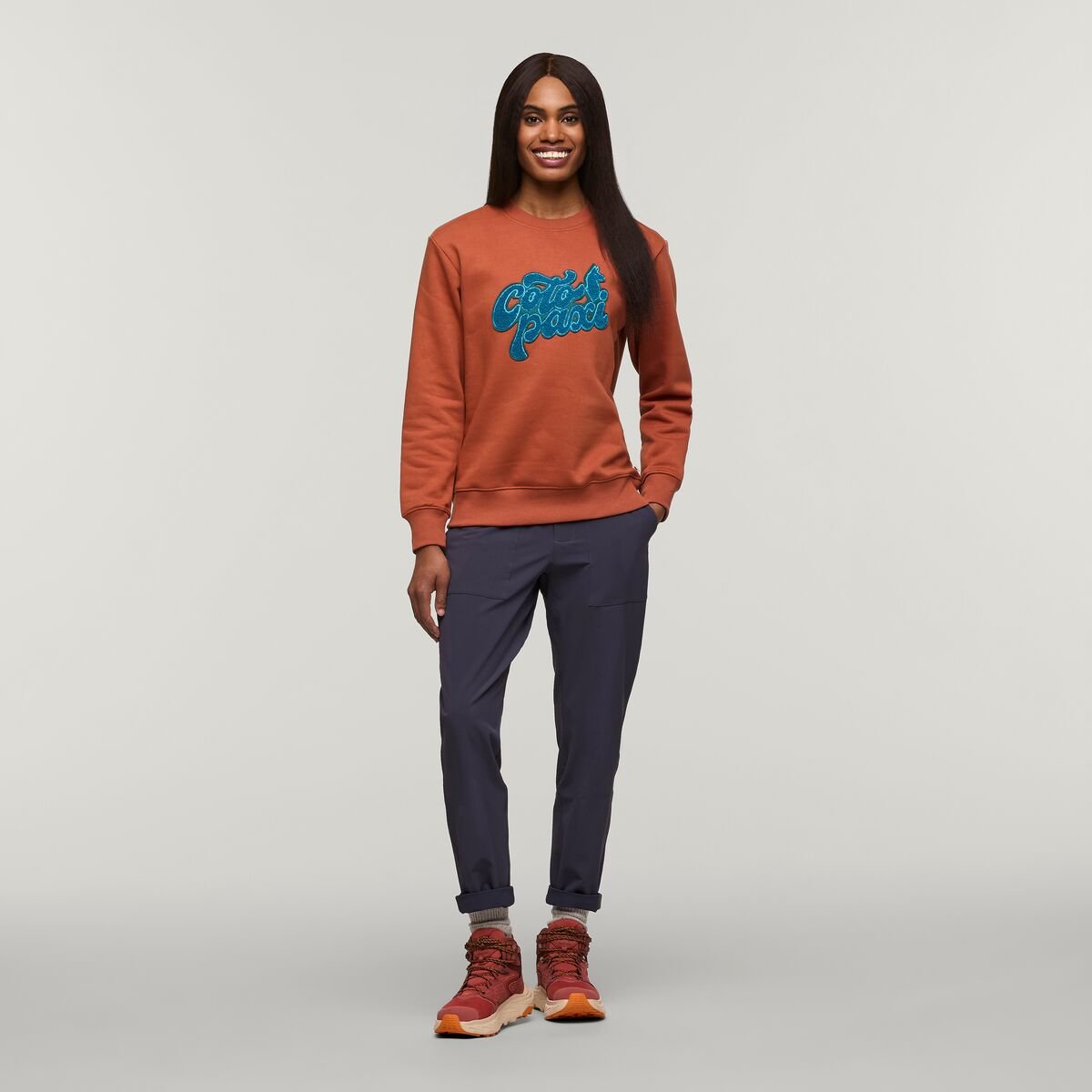 Coto-Patch Crew Sweatshirt Woman