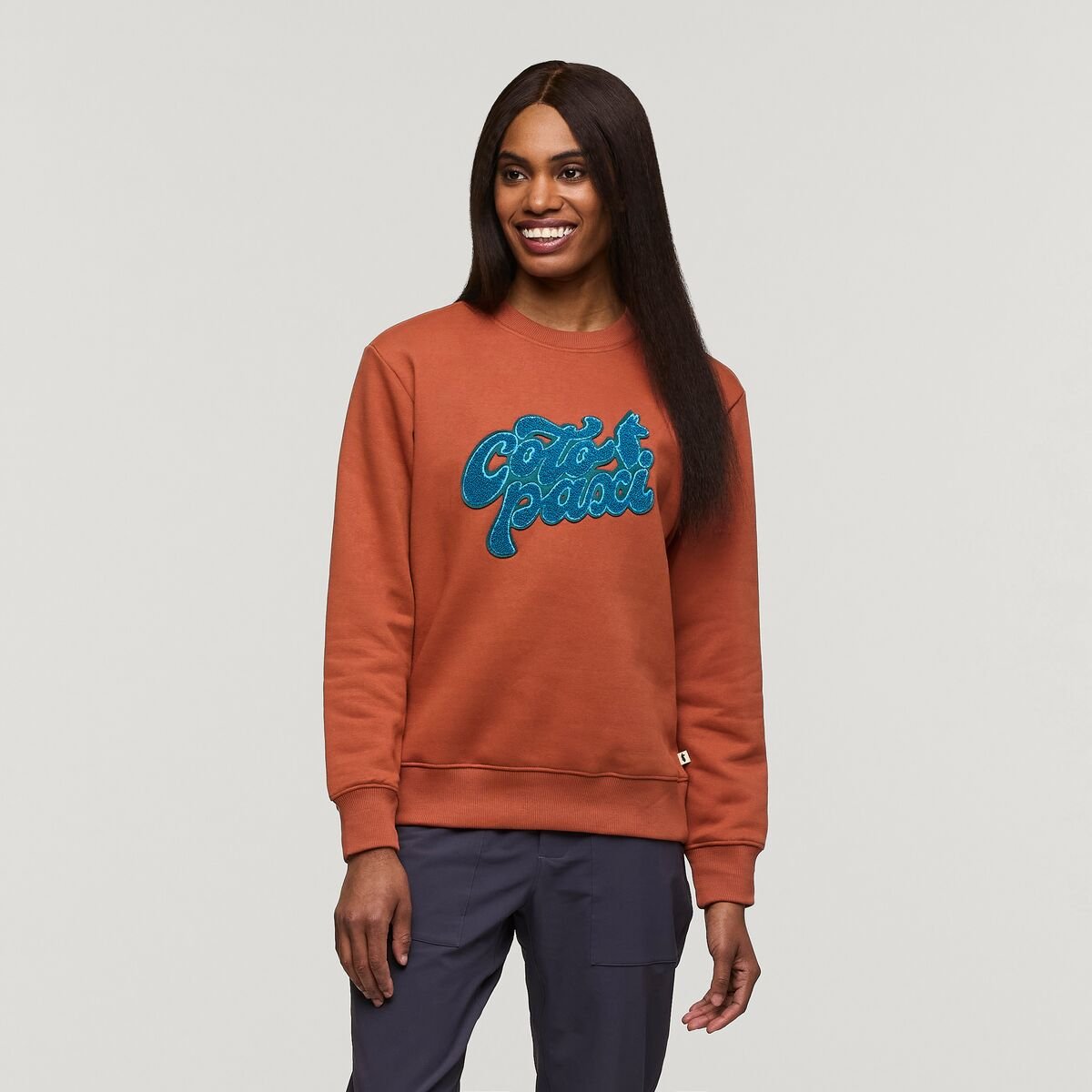 Coto-Patch Crew Sweatshirt Woman
