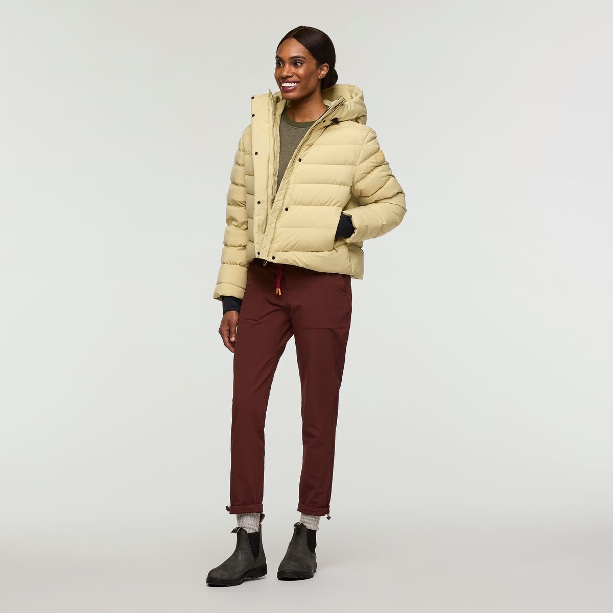 Alivio Down Crop Jacket Woman