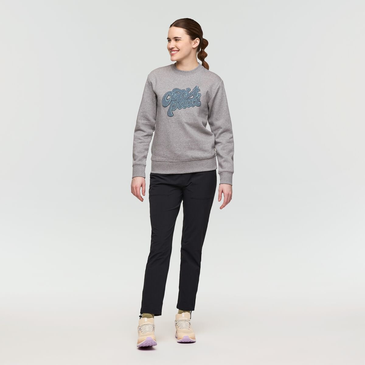 Coto-Patch Crew Sweatshirt Woman