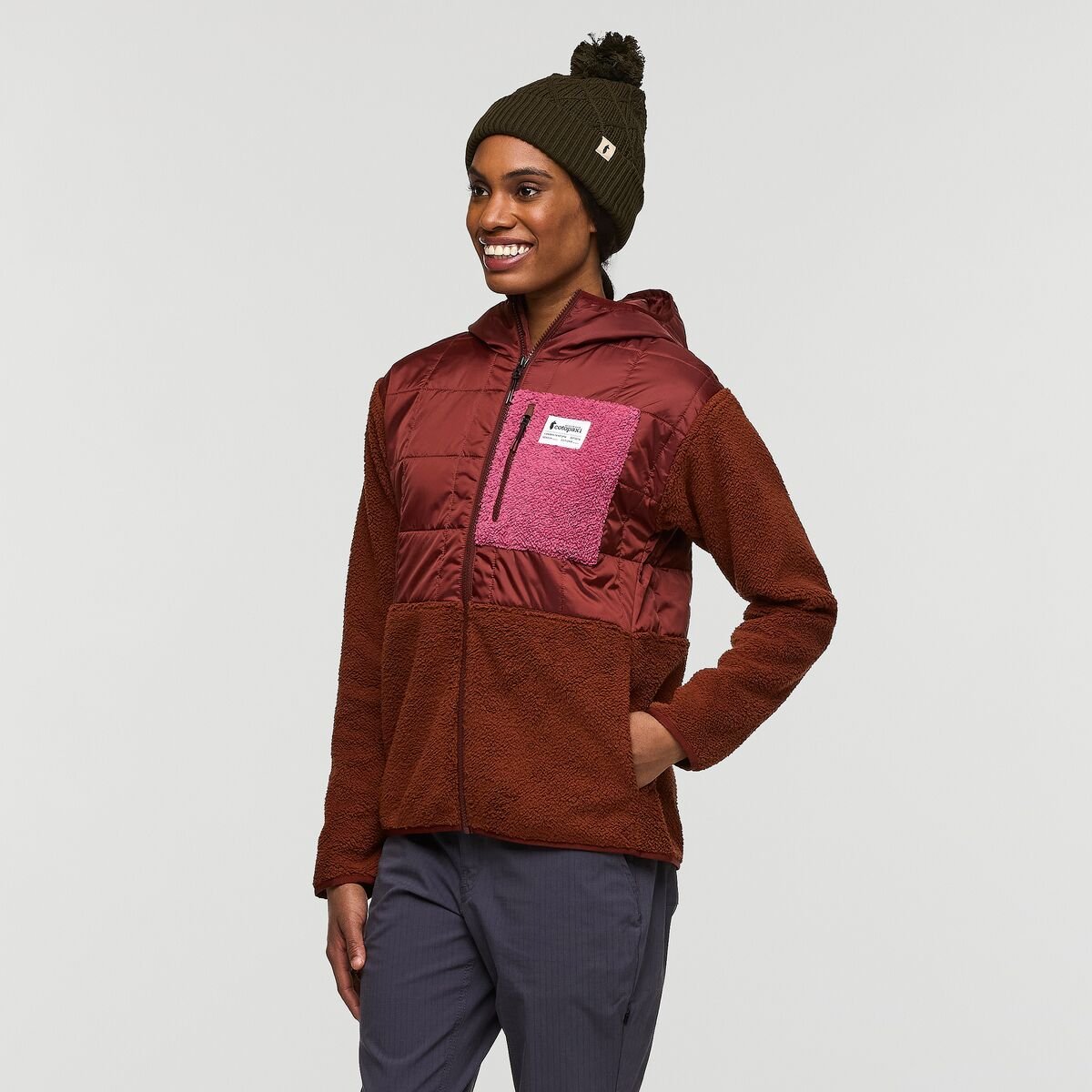 Trico Hybrid Hooded Jacket Woman