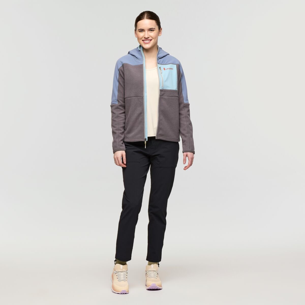 Abrazo Hooded Full-Zip Fleece Jacket Woman