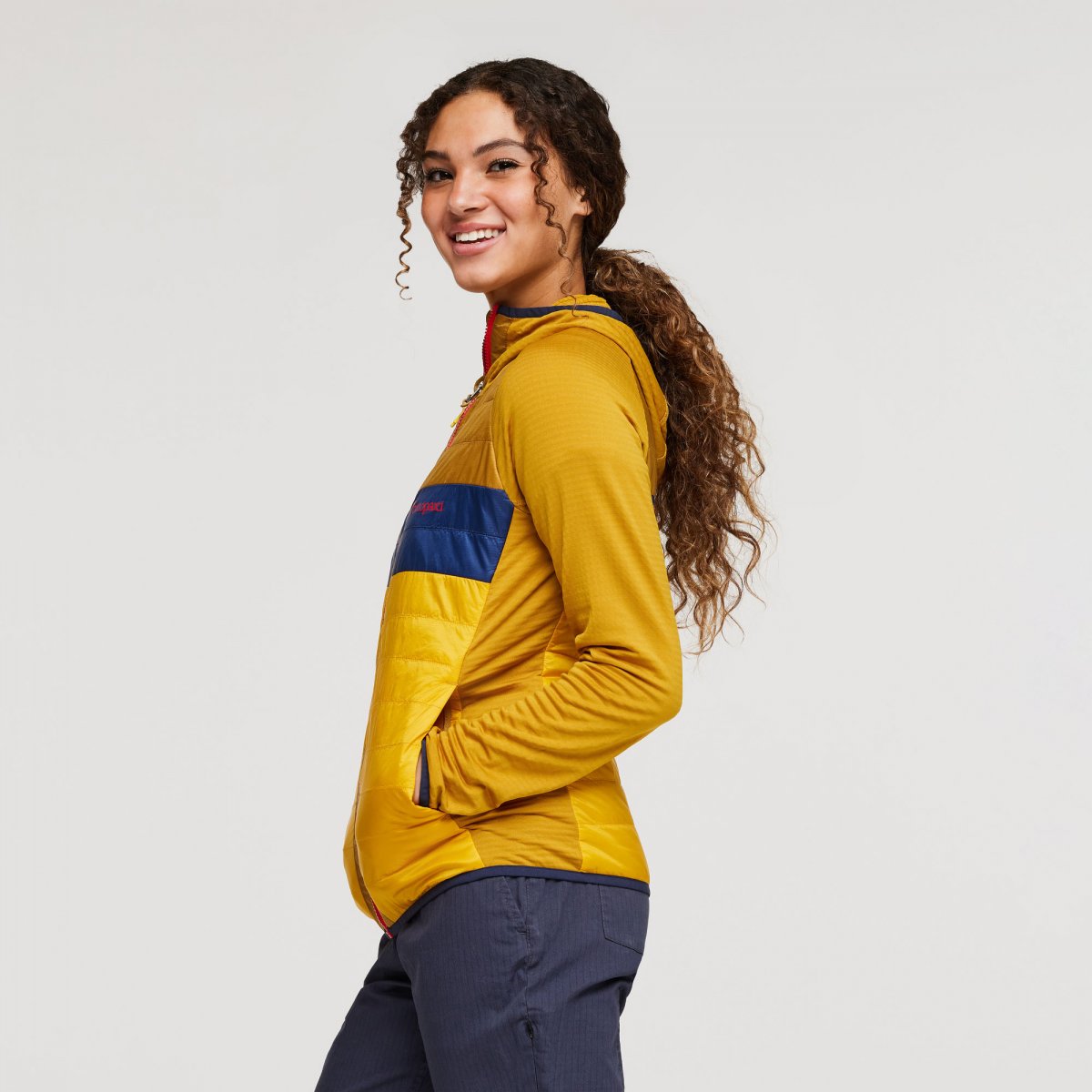 Capa Hybrid Insulated Hooded Jacket Woman