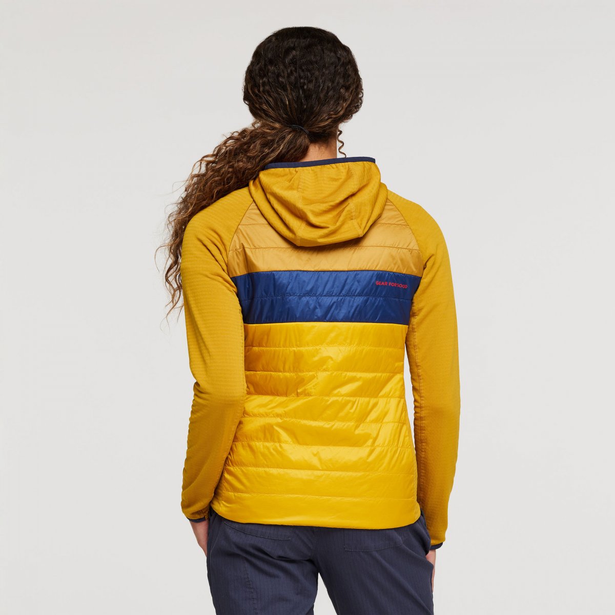 Capa Hybrid Insulated Hooded Jacket Woman