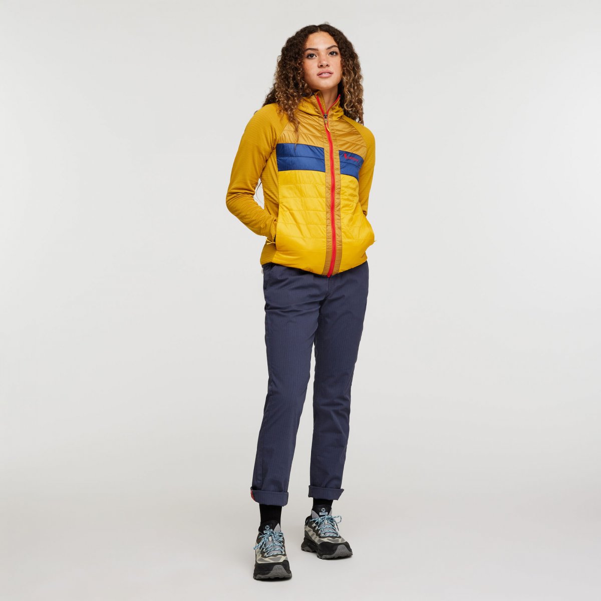 Capa Hybrid Insulated Hooded Jacket Woman