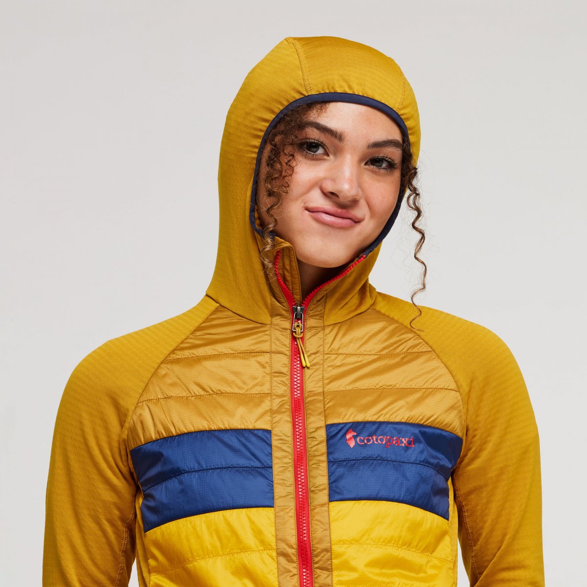 Capa Hybrid Insulated Hooded Jacket Woman