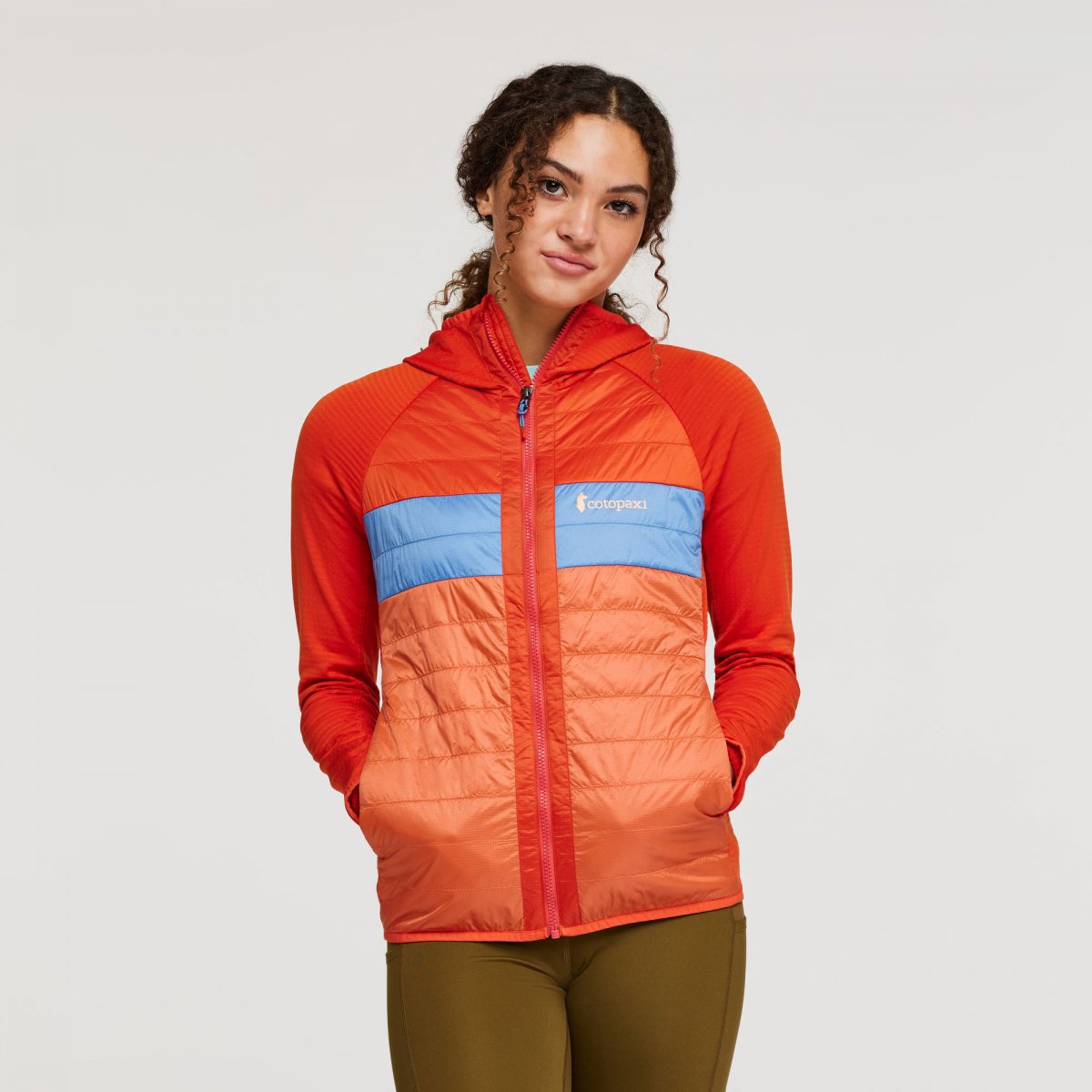 Capa Hybrid Insulated Hooded Jacket Woman
