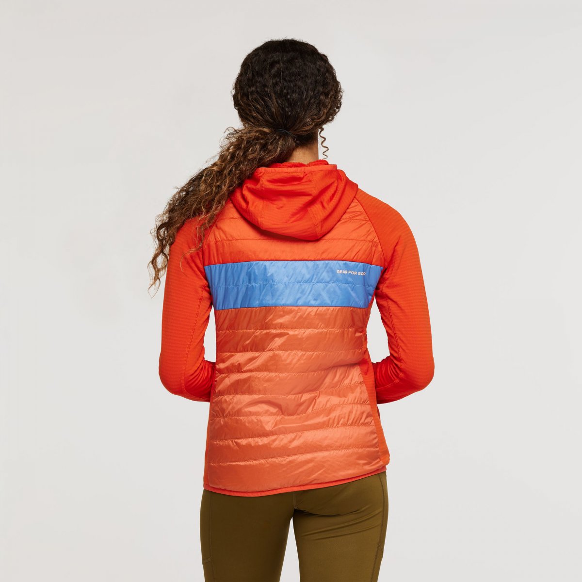 Capa Hybrid Insulated Hooded Jacket Woman