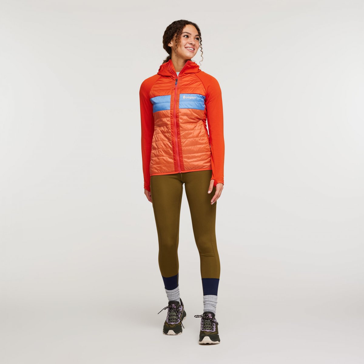 Capa Hybrid Insulated Hooded Jacket Woman