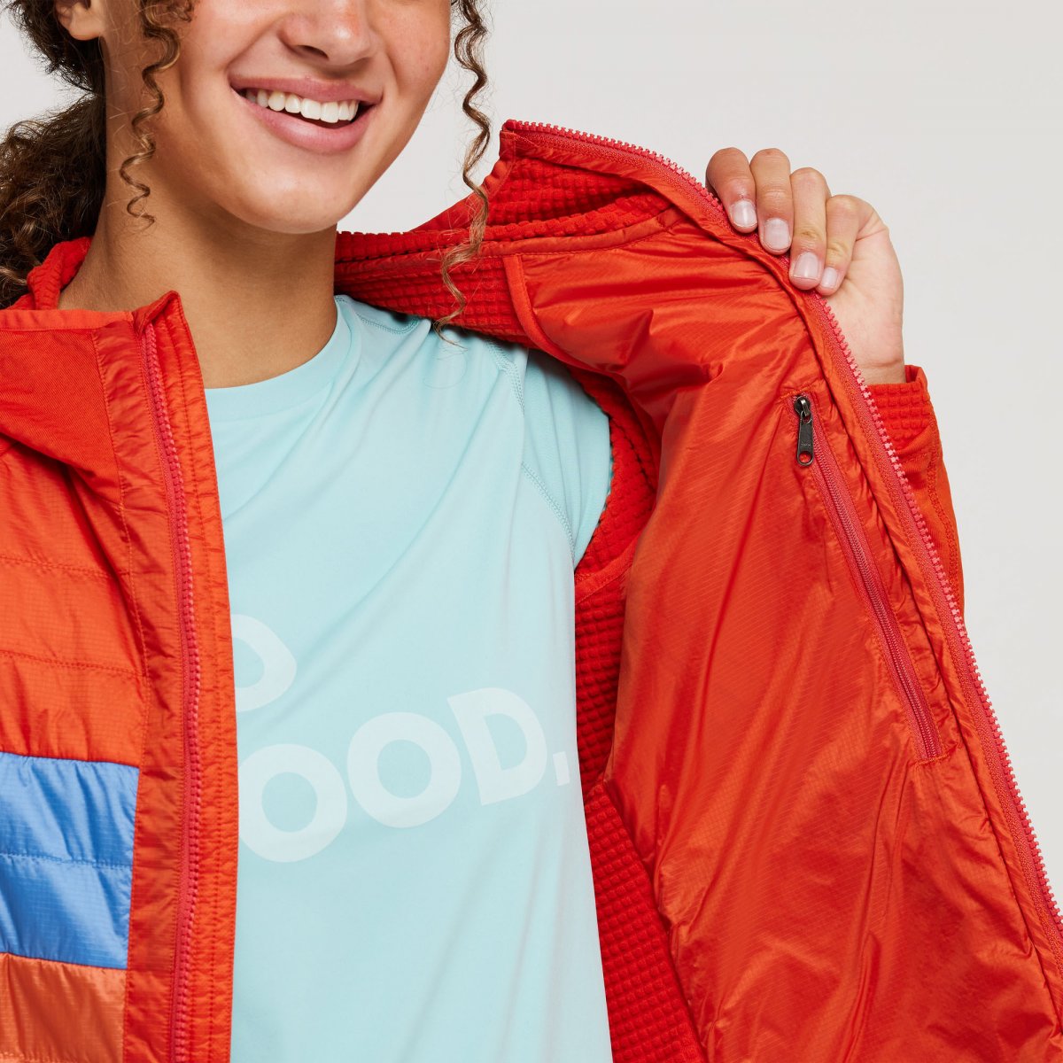 Capa Hybrid Insulated Hooded Jacket Woman