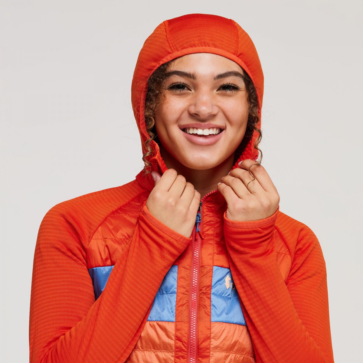 Capa Hybrid Insulated Hooded Jacket Woman