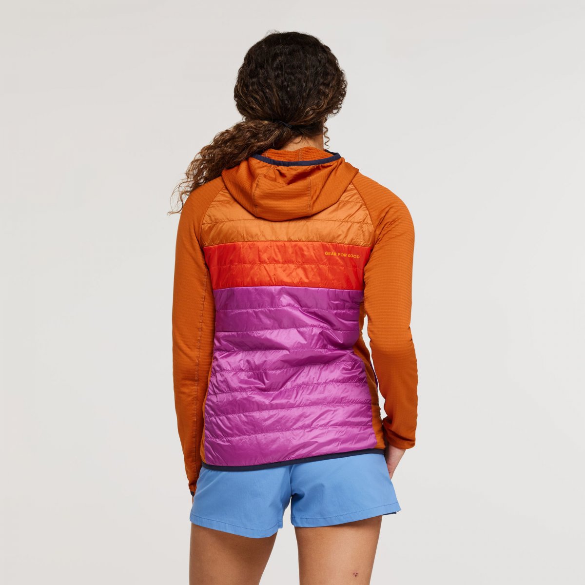 Capa Hybrid Insulated Hooded Jacket Woman