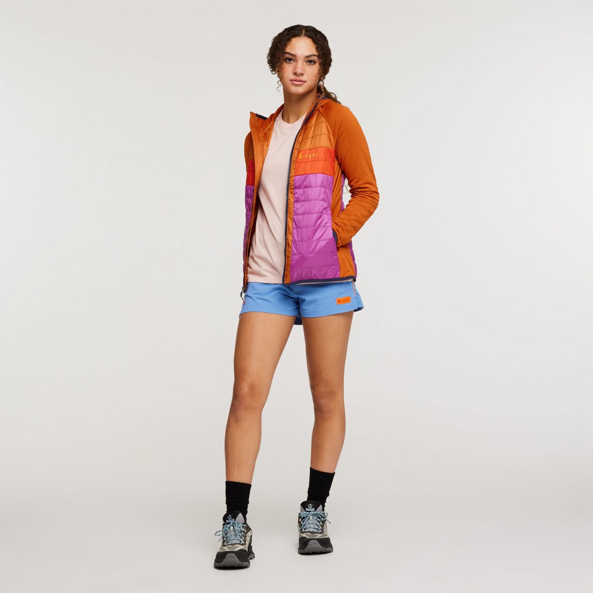 Capa Hybrid Insulated Hooded Jacket Woman