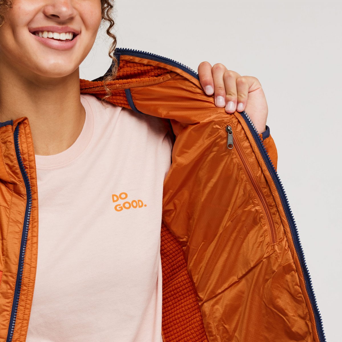 Capa Hybrid Insulated Hooded Jacket Woman