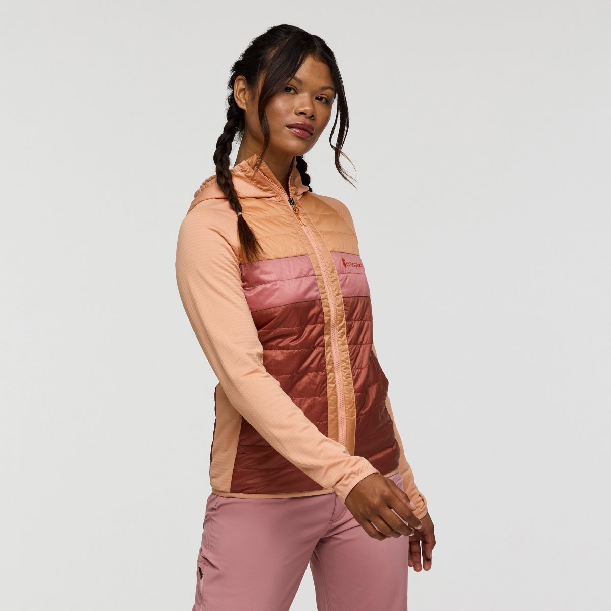 Capa Hybrid Insulated Hooded Jacket Woman