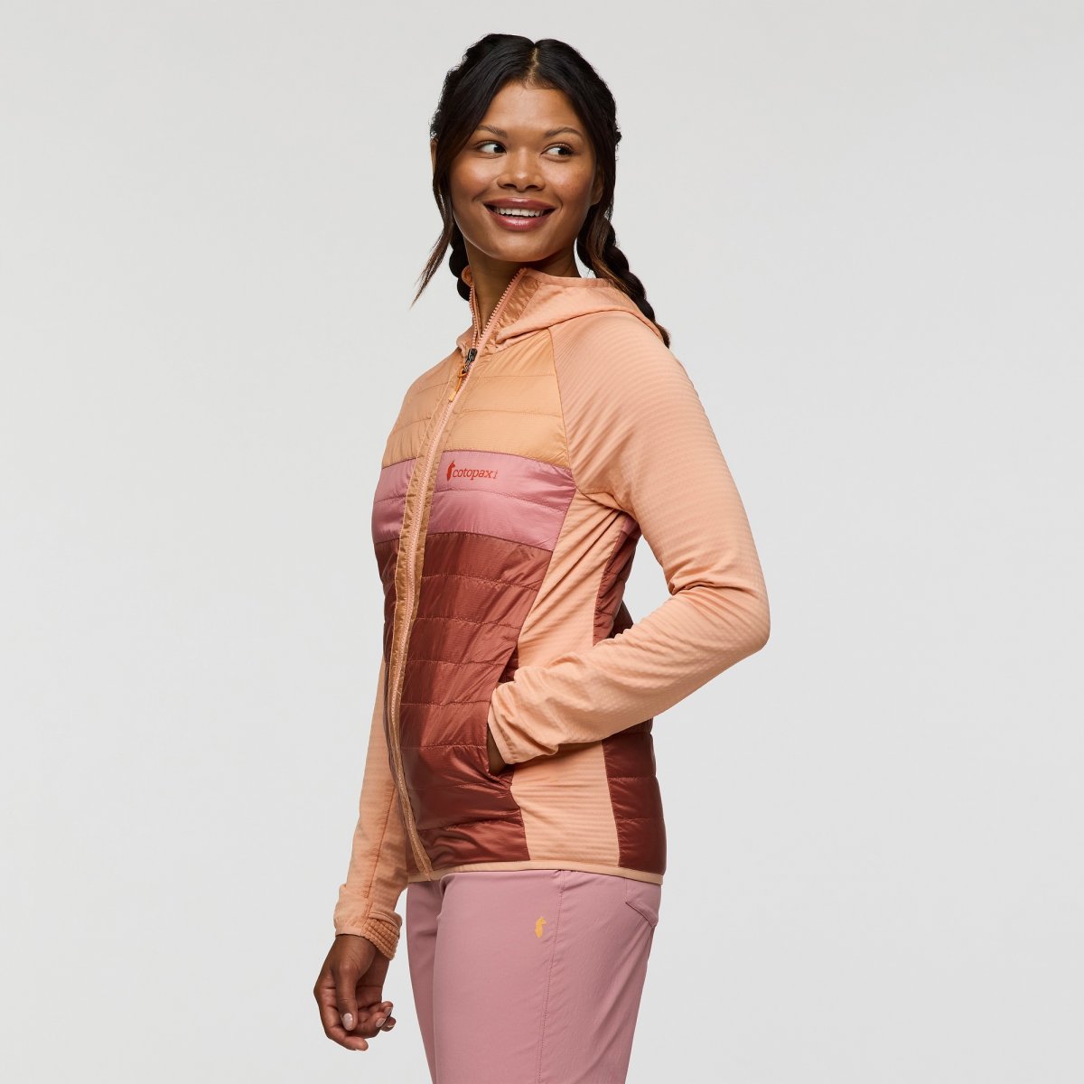 Capa Hybrid Insulated Hooded Jacket Woman