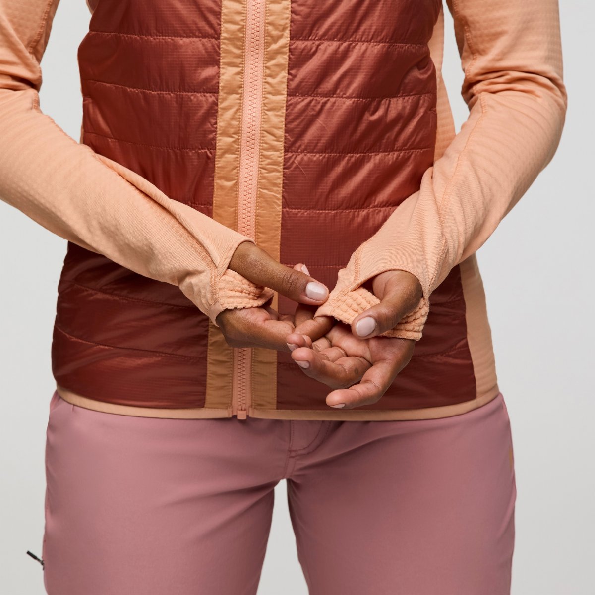 Capa Hybrid Insulated Hooded Jacket Woman